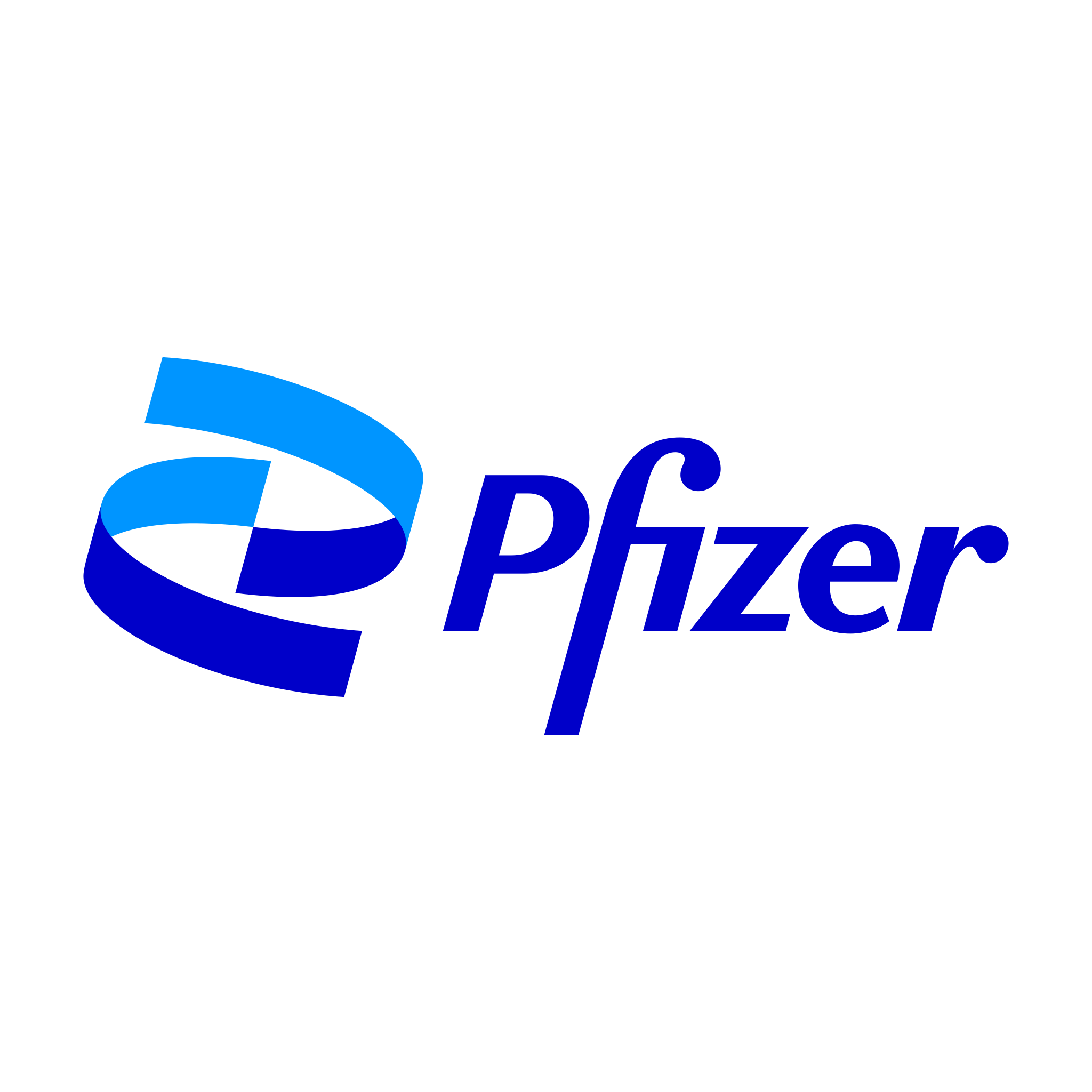 Pfizer logo.